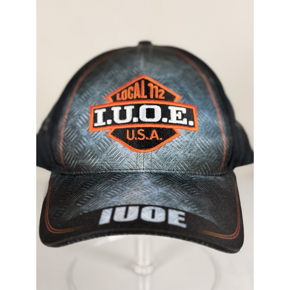IUOE Local 112 Graffiti USA Union Operating Engineers Adjustable Hat
